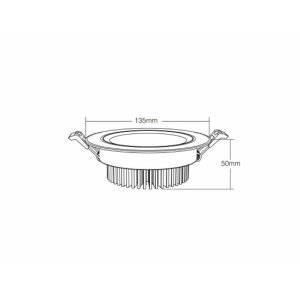 MiBoxer 9W Downlight RGB + CCT l ø135mm l 2.4 GHz,...