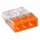 WAGO 2273-203 COMPACT-Verbindungsdosen 3x - klemme,für eindrähtige Leiter,max.2,5mm² (100Stück)