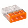 WAGO 2273-203 COMPACT-Verbindungsdosen- klemme,für eindrähtige Leiter,max.2,5mm²