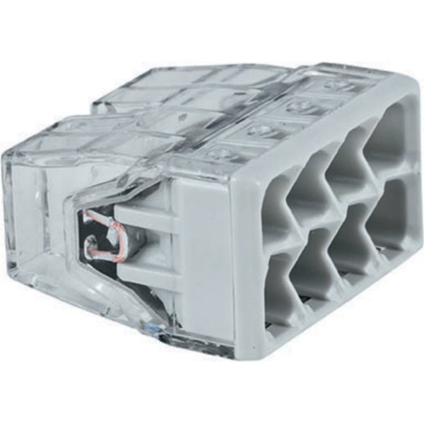 WAGO 2273-208 COMPACT-Verbindungsdosen 8x - klemme,für eindrähtige Leiter,max.2,5mm² (50 Stück)