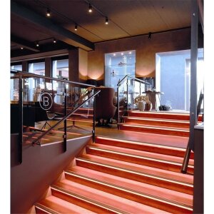 Profil, Treppenstufen-Profil AL-02-10, 10 - 11,3 mm LED Stripes, Aluminium, Silber, Eloxiert, Tiefe: