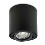 LED Aufbaustrahler l für GU10 l rund l schwenkbar l schwarz l IP20  l o.Leuchtmittel