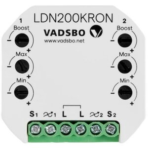 VADSBO LDN200Kron Tastdimmer Zwei-Kanal-Tastdimm-Modul /...