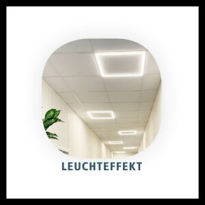 LED-Panel Frame 62x62cm mit Rahmen-Beleuchtung, 42W,...