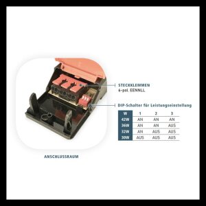 NETZTEIL FÜR LED-PANEL, einstellbare Leistung...