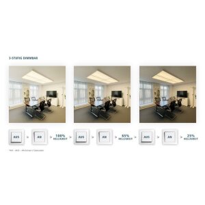 NETZTEIL FÜR LED-PANEL, einstellbare Leistung über DIP-Schalter, Eingang 230VAC