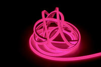 Hagemann 230V LED 8 W/m Neon Flex-Streifen l SMD-Chip l 120  LEDs/m l IP65 l 820LM/m l CRI>80 l Pink