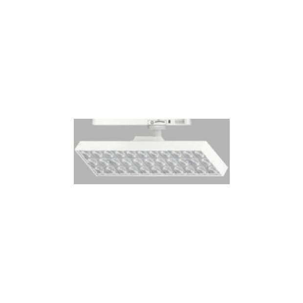 Hagemann 3-Phasen Schienen-Strahler | 20W | CRI80 | 60° | Bridgelux 2835 | Gehäusefarbe: Weiß | Warmweiß (3000K)