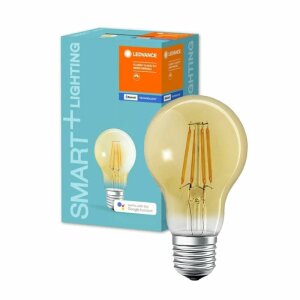 Ledvance LED Filament Smart+ Birne 5,5W = 45W E27 Gold...