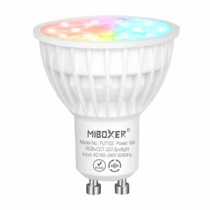 MiBoxer 2.4GHz GU10 LED Leuchtmittel | Gehäusefarbe:...