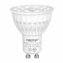 MiBoxer 2.4GHz GU10 LED Leuchtmittel | Gehäusefarbe: Weiß | 4W | 320 lm | 25° | Steuerung ü. Fernbedienung | RGB+CCT (2700K-6500K) FUT103