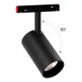 MiBoxer 6W 3-Phasen-Strahler l 48V l Magnetisch l RGB + CCT l ZigBee 3.0 + 2.4GHz l schwarz l MS5-06B-RF