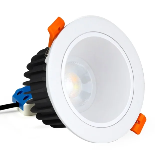 MiBoxer LED COB RGB+CCT Downlight 12W (2.4G RF) 60° CRI:>80 | Ø 114 mm H= 69 mm | Loch Ø 95 - 100 mm | FUT071 | Weiss | RGB+CCT