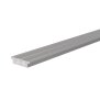 Profil, Trägerprofil, LED-Träger T-01-10, EL-03-10 Serie, Aluminium, Silber, Tiefe: 1250 mm, Breite: