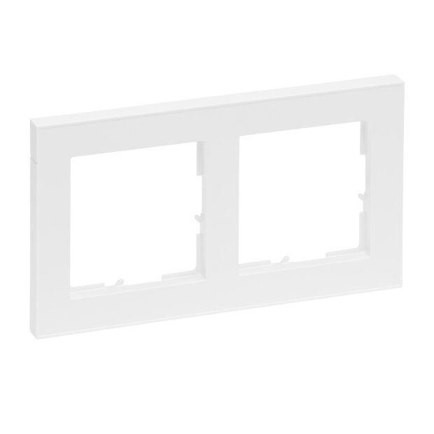 SEANO+ 2-fach Rahmen, Abmessungen: 86 x 157 mm, Farbausführung: Ultraweiß