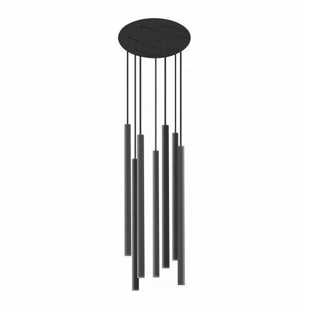 Nowodvorski Hängelampe LASER black VII Ø 30cm , o. G9 Leuchtmittel (7 stk.)