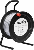 bauOn. 230V LED-Trommel 25m – Baustellenbeleuchtung mit Netzteil zur professionellen Anwendungen