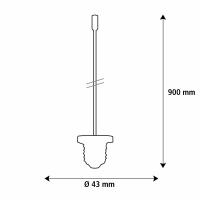 LED Art Flexi 90cm klar E27, 8W, 2200K