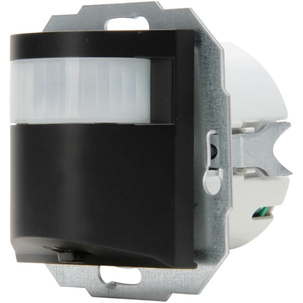 HK07 – INFRAcontrol T 180°, Infrarot-Bewegungsmelder, 2-Draht-Gerät, 40–400W, 55x55mm, Farbe: schwarz matt
