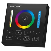 MiBoxer Wandsteuerung Panel Remote I RGB+CCT I schwarz l...