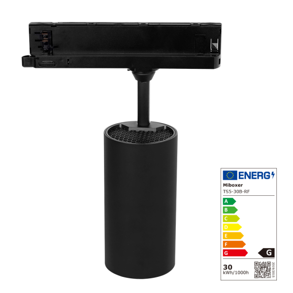 MiBoxer Schienenstrahler RGB+CCT,30W  2.4GHz, 2700K-6500K, TS5-30B-RF