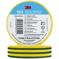 3M Temflex 15mmx10m Grün/Gelb 165YG1E...