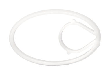 Ftronic Fixierungsclip weiss F-Clip f. Rohre und Kabel bis 55mm
