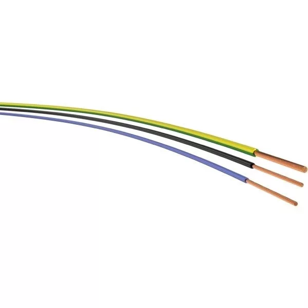 H07V-K 10 grün-gelb Eca Ring PVC Verdrahtltg. flexibel RAL6018/1021 (100Meter)