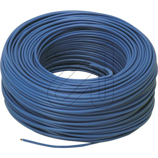 H07V-K 6 hellblau Eca Ring PVC Verdrahtungsleitung flexibel RAL5015 (100Meter)