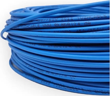 H07V-K 1,5 hellblau Eca Ring PVC Verdrahtungsleitung flexibel RAL5015 (100Meter)