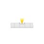 Profil, T-Profil flach ET-01-15, 15 - 16,3 mm LED Stripes, Aluminium, Silber, Eloxiert, Tiefe: 2000
