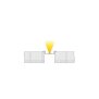 Profil, T-Profil flach ET-01-15, 15 - 16,3 mm LED Stripes, Aluminium, Silber, Eloxiert, Tiefe: 2000