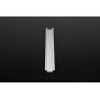 Profil, T-Profil flach ET-01-15, 15 - 16,3 mm LED Stripes, Aluminium, Silber, Eloxiert, Tiefe: 2000