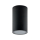 Deckenaufbauleuchte - Can IP44, 1x 7,5 W GU10, Schwarz