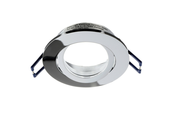 Einbaustrahler - Samsola, Round, glänzend, Silber