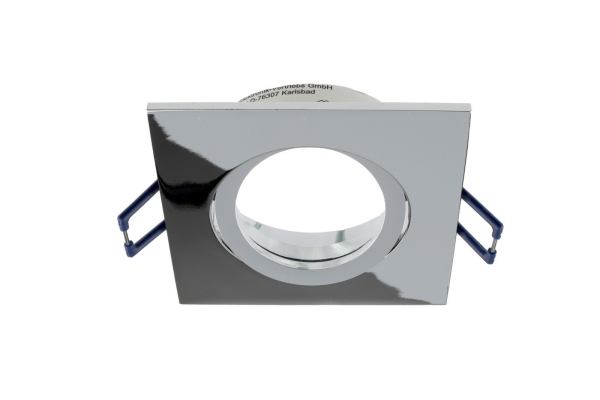 Einbaustrahler - Samsola, Square, glänzend, Silber
