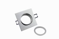 Einbaustrahler - Samsola, Square, Aluminium