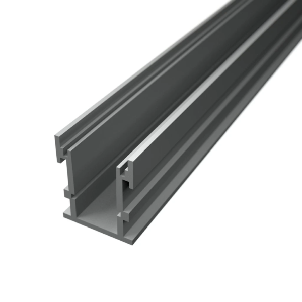 Hagemann LED Profil 2m | Bodenprofil | Alu eloxiert | Floor 5 inkl. Abdeckung