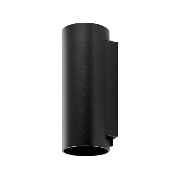 Wandaufbauleuchte - Can IP65 up & down, 2x 7,5 W GU10, Schwarz