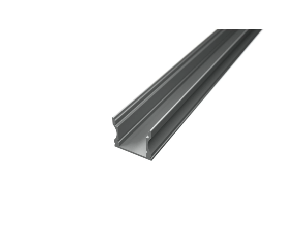 Hagemann LED Profil 2m | Aufputz hoch | Alu eloxiert | SURFACE 2 inkl. Abdeckung