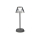 Ideal Lux LOLITA LED Tischleuchte 2,8W ⌀125mm dimmbar Grau IP54 warmweiss