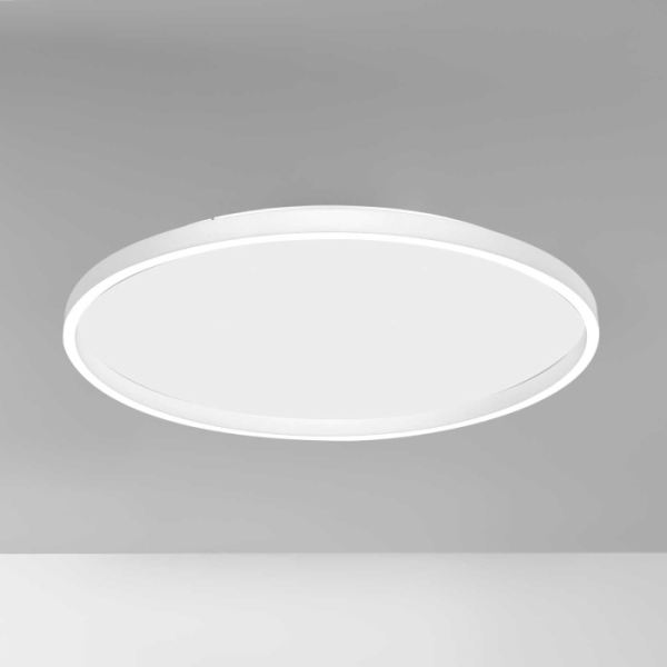 AELA P/G Deckenaufbauleuchte ⌀80cm | weiß | 3000k-4000k neutralweiß | 72W | 3900lm