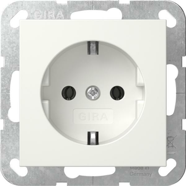 GIRA 21 Steckdose 1f rws glz System 55 UP IP20 ZP