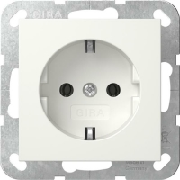 GIRA 21 Steckdose 1f rws glz System 55 UP IP20 ZP