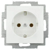 BUSCH-J.02 Steckdose 1f aws glz Busch-balance SI UP IP20