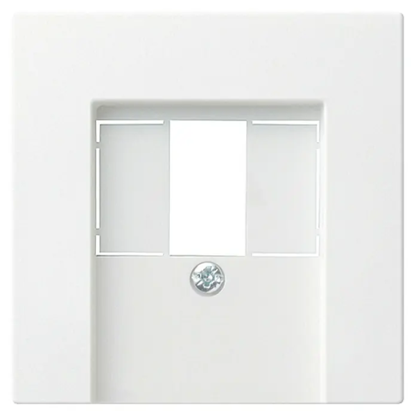 GIRA 1 Zentralplatte TAE 1f System 55 rws glz
