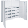 Hager AP Feldverteiler IP44 SKII 950x1050x160mm univers N, 288PLE, 4 Felder, Breite 1050mm, 715447
