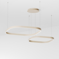 CRISEIDE S/2D Q, Farbe: Beige, 90W (40W+50W), 3000k, 5300lm