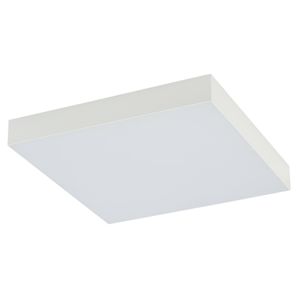 LID SQUARE Deckenaufbauleuchte, Farbe: weiß, 50W, 5000lm, 4000k, 30x30cm, H4cm