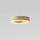 FLOR P/P Deckenaufbauleuchte, Farbe: gold, ⌀40cm, 30W, 2200lm, 3000k, Dimmbar